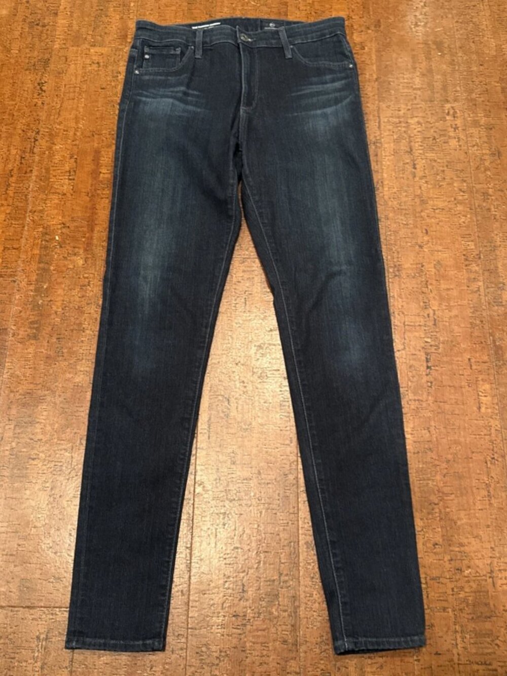 AG Adriano Goldschmied 28 The Farrah Skinny High Rise Jeans Denim